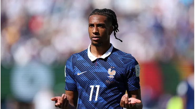 Olise não é alvo do Real Madrid. Dan Mullan/Getty Images.