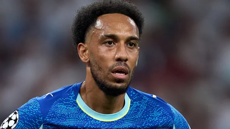 Vasco avalia a contratação de Aubameyang, ex-Barcelona e hoje no Olympique de Marseille. (Foto: Angel Martinez/Getty Images)