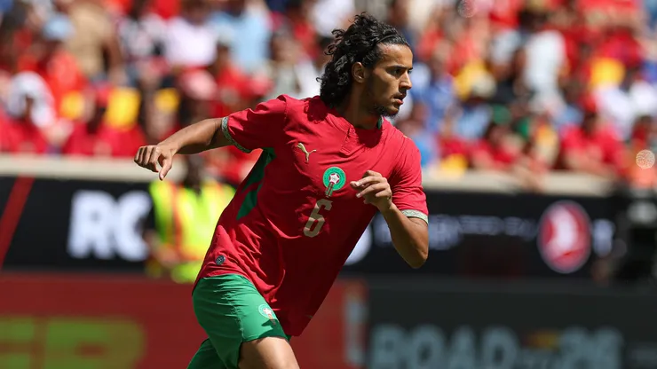 Ayyoub Bouaddi pelo Marrocos. (Foto: Vincent Carchietta/Getty Images)