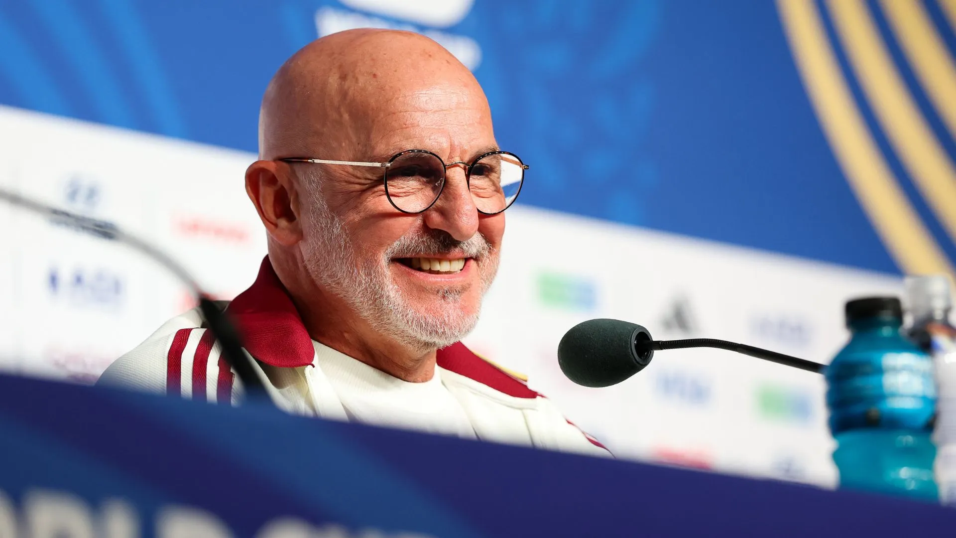 De la Fuente é o técnico da Espanha, na Copa do Mundo (foto: Florencia Tan Jun/Getty Images)