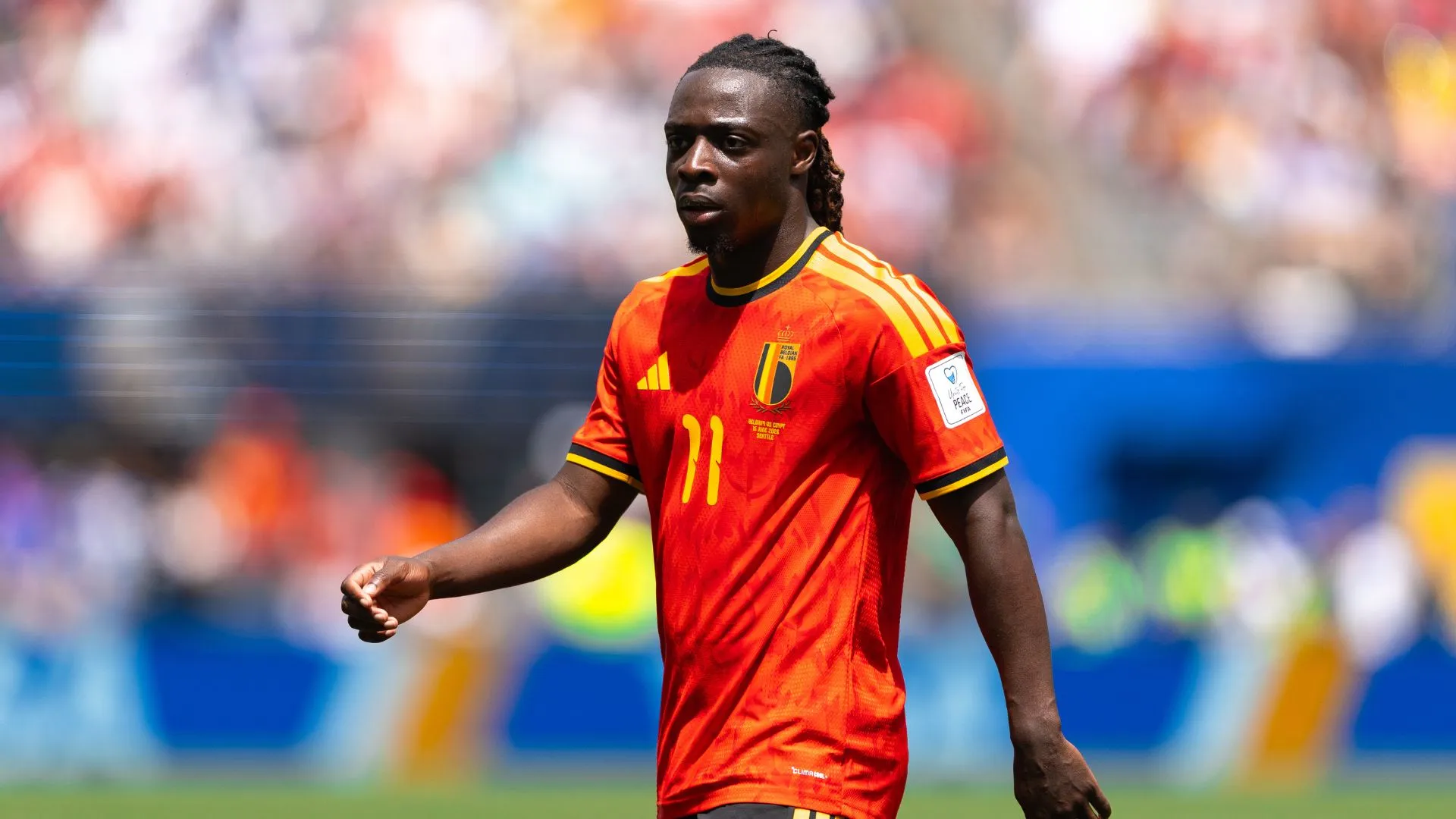 Doku desfalcou a Bélgica contra o Irã (foto: Fran Santiago/Getty Images)