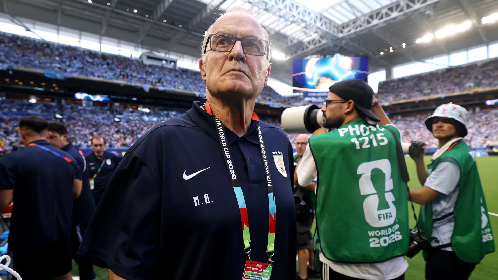 Marcelo Bielsa após jogo do Uruguai