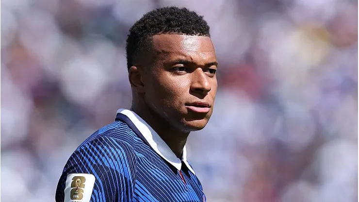 Mbappé pela França na Copa. Foto:Kevin C. Cox/Getty Images