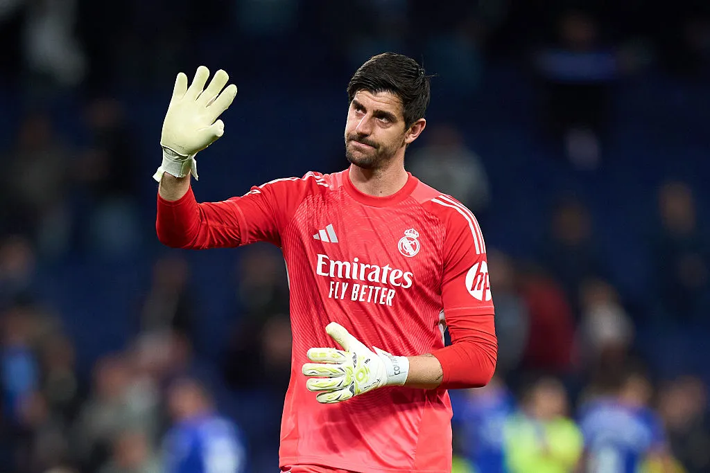 Goleiro Thibaut Courtois quer ficar no Real Madrid. Foto: Angel Martinez/Getty Images