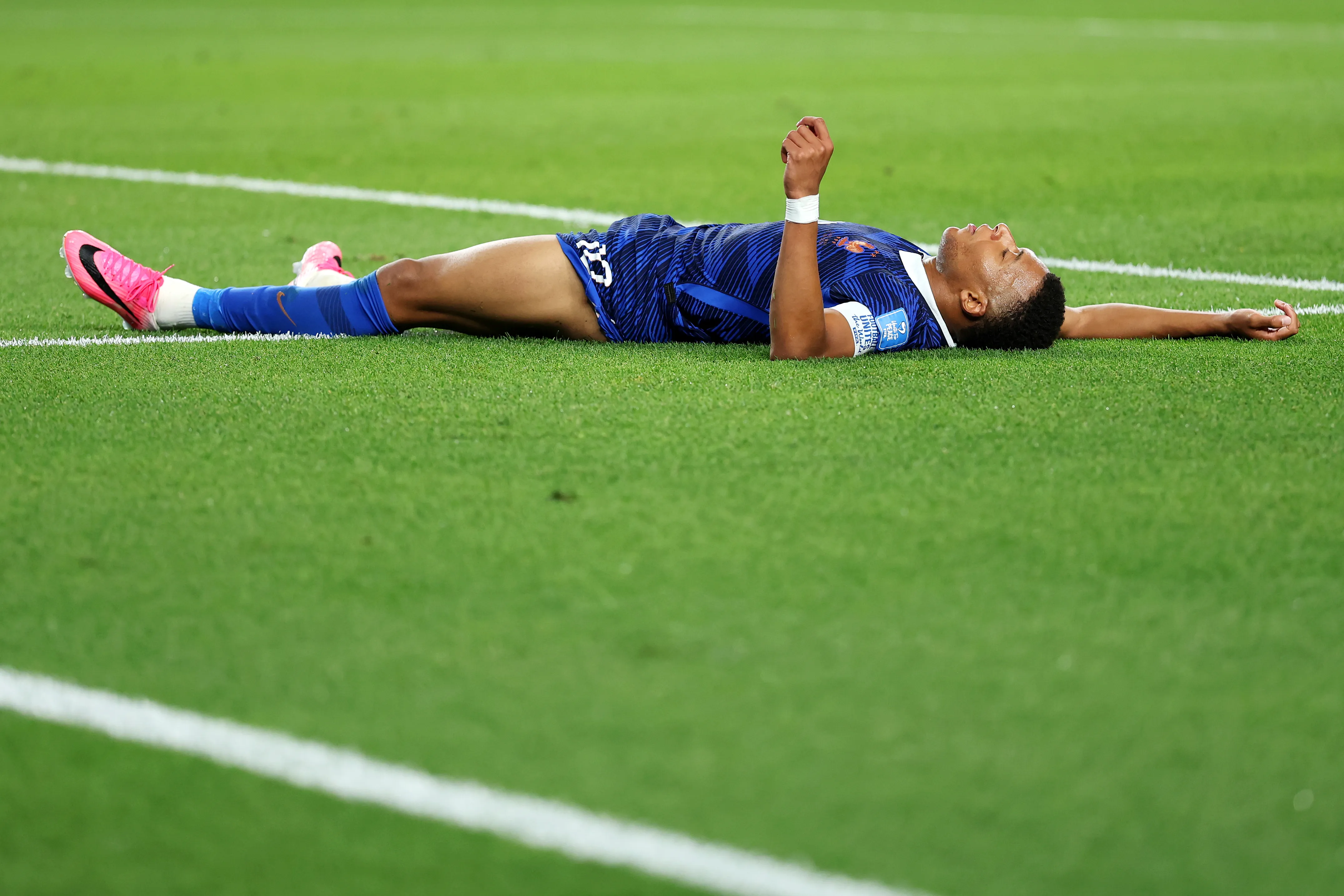 Mbappé, autor de dois gols pela França. (Photo by Dan Mullan/Getty Images)