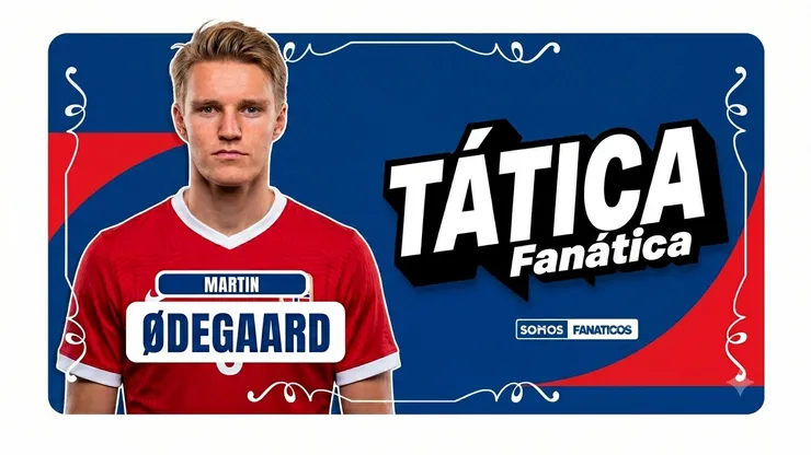 Odegaard é o cérebro da Noruega (Imagem feita com ajuda de IA)