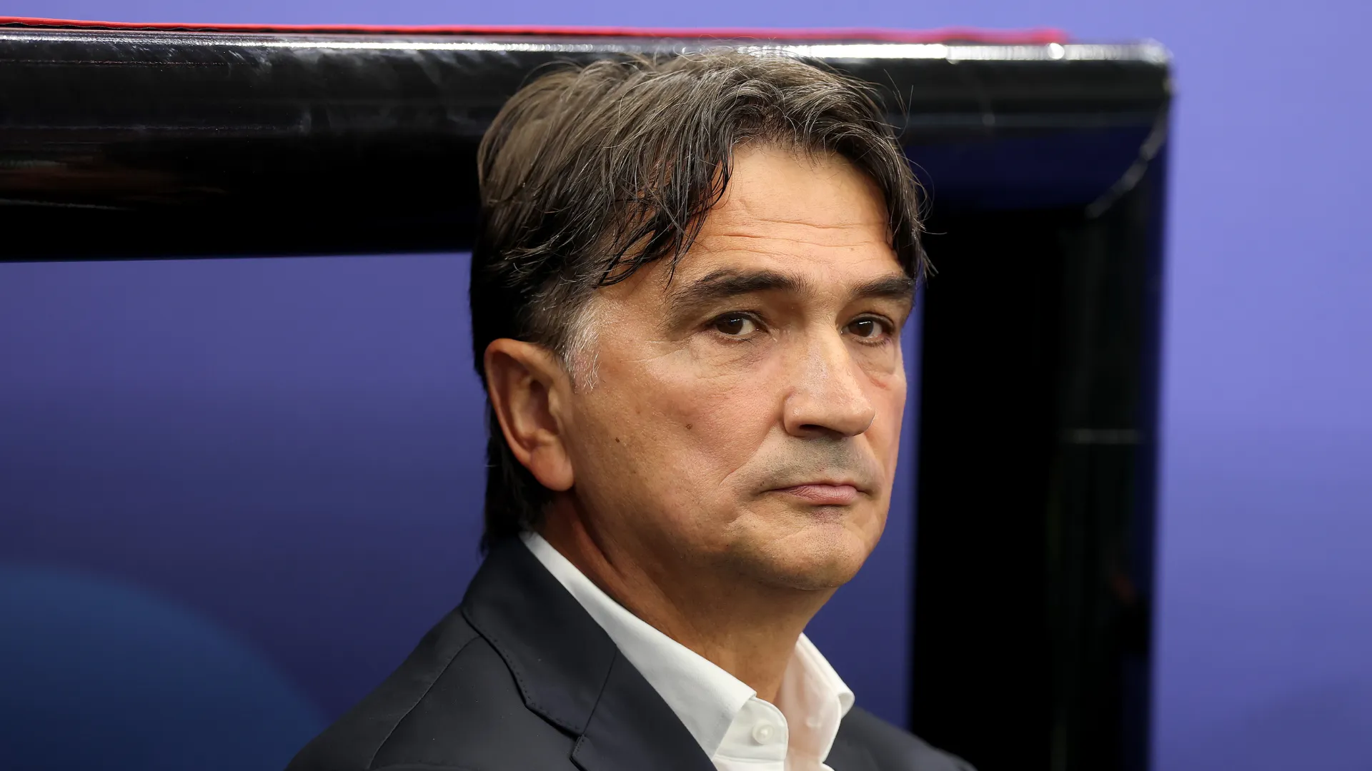 Zlatko Dalić em jogo pela Croácia