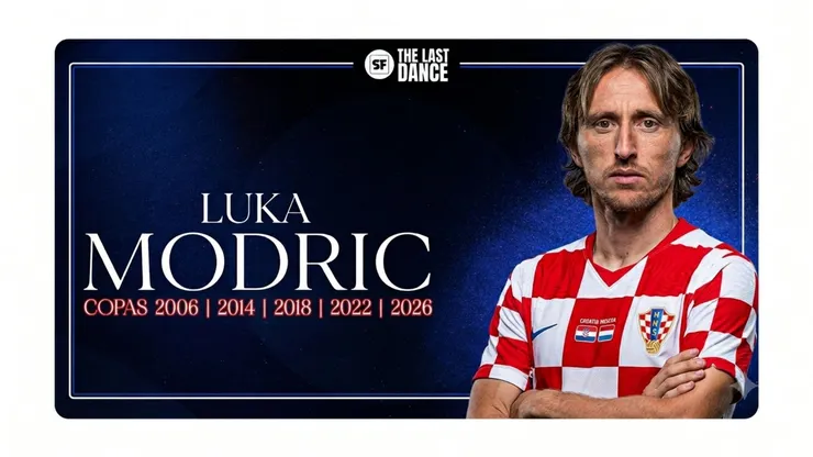 Modric foi convocado pela seleção da Croácia para Copa do Mundo 2026
