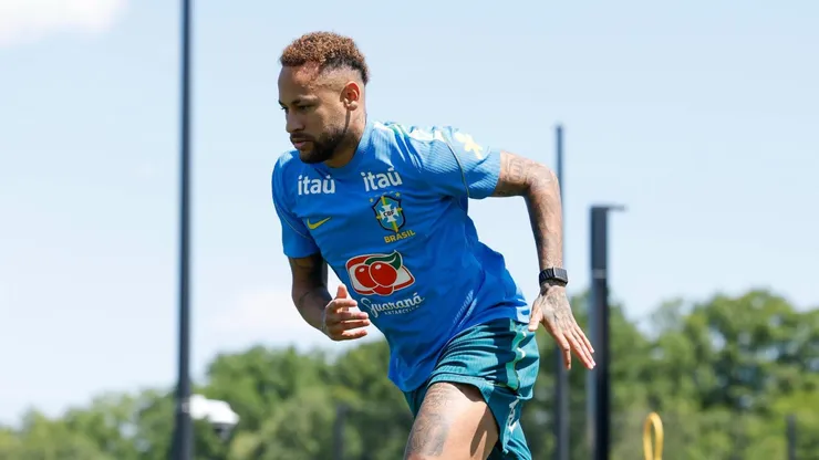 Neymar participa de treino do Brasil (Rafael Ribeiro/CBF)