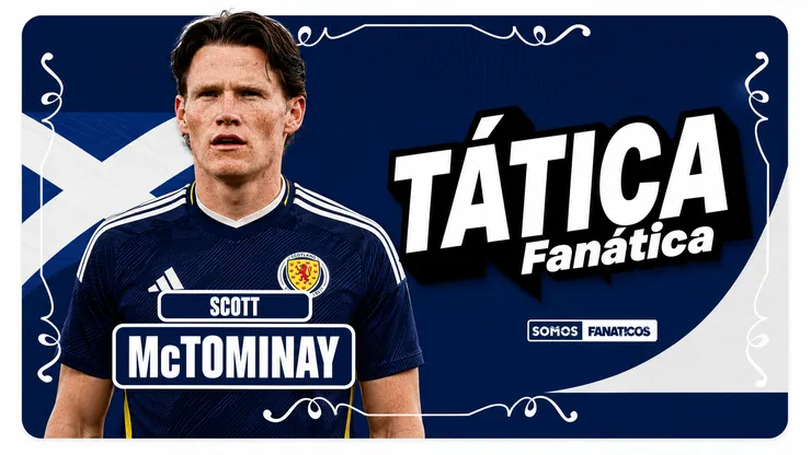 Scott McTominay. (Foto: Adam Hunger/Getty Images e edição com IA - ChatGPT)