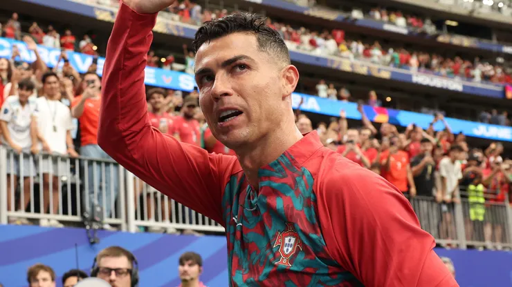 Cristiano Ronaldo após a goleada de Portugal sobre o Uzbequistão. Foto: Charlotte Wilson/Getty Images