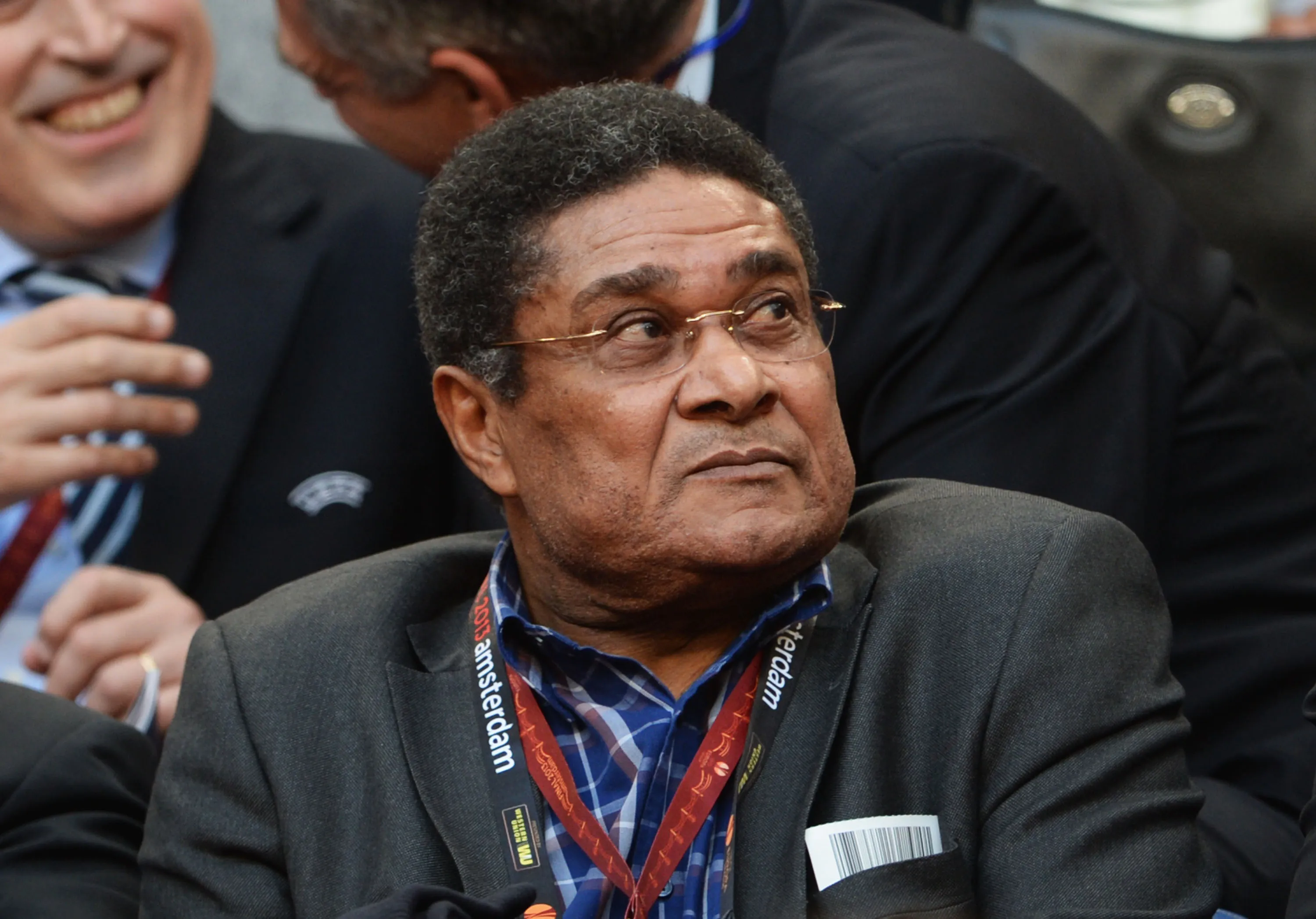 Eusébio em um jogo do Benfica, em 2013 (Foto: Michael Regan/Getty Images)