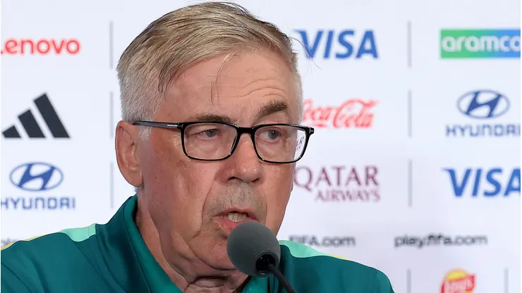 Ancelotti despista e cita Neymar para falar de titularidade de Endrick na Seleção Brasileira. (Foto: Leonardo Fernandez/Getty Images)