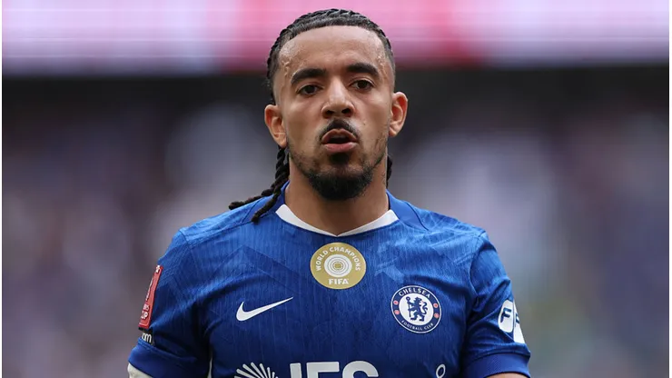 Malo Gusto está na mira do Manchester City. Michael Steele/Getty Images.