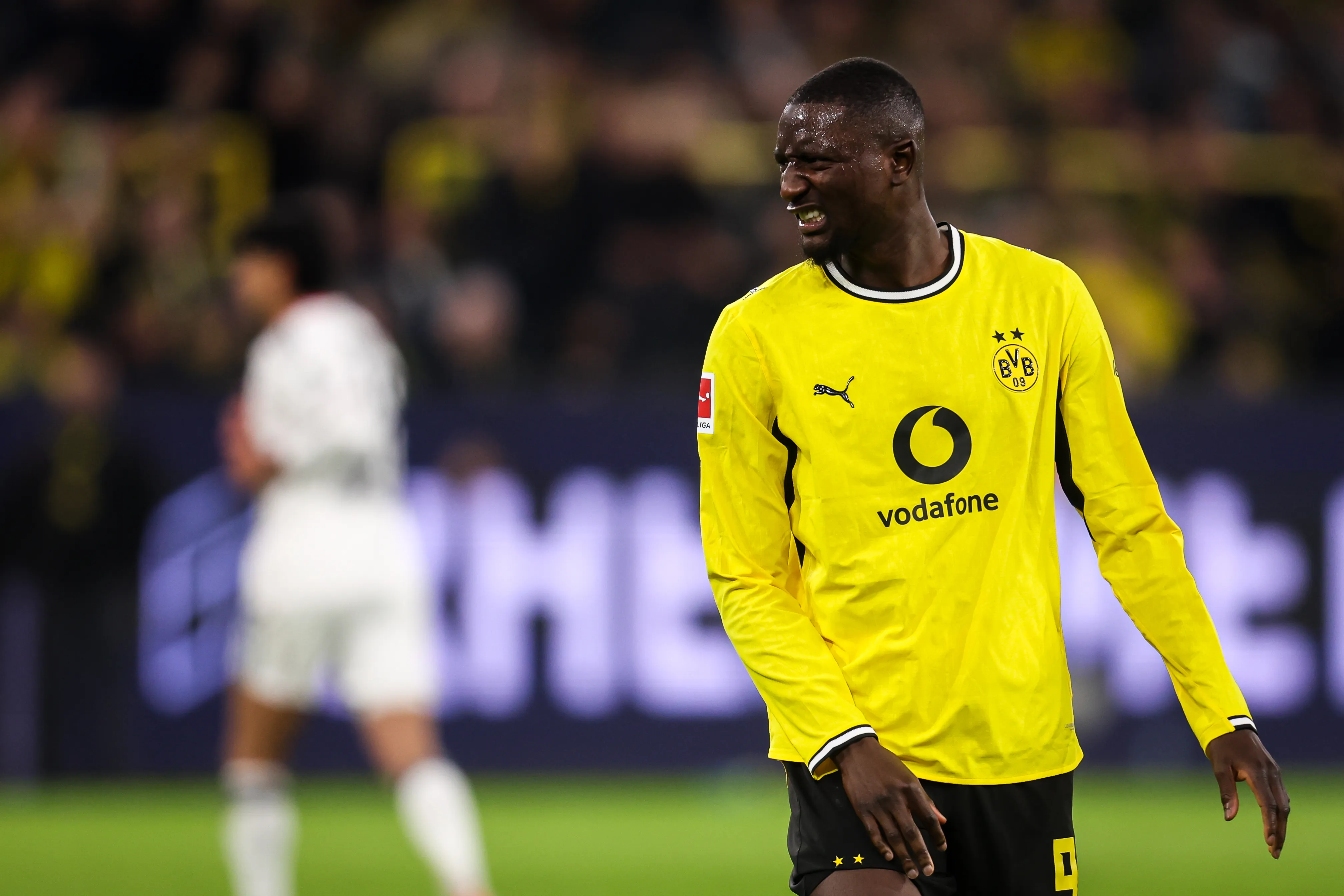 Guirassy durante partida do Dortmund. (Photo by Leon Kügeler/Getty Images)