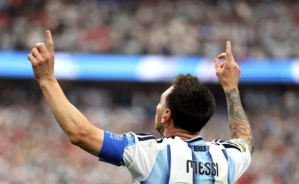 COPA DO MUNDO – Lionel Messi pela Argentina. (Foto: Francois Nel/Getty Images)