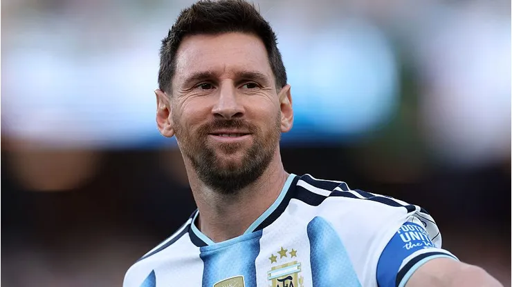Lionel Messi,pela seleção da Argentina. Foto: Michael Steele/Getty Images