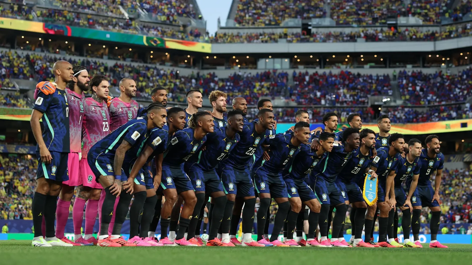 Jogadores da Seleção Brasileira na Copa do Mundo (foto: Dan Mullan/Getty Images)