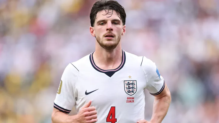 Declan Rice com a Inglaterra (Justin Setterfield/Getty Images)