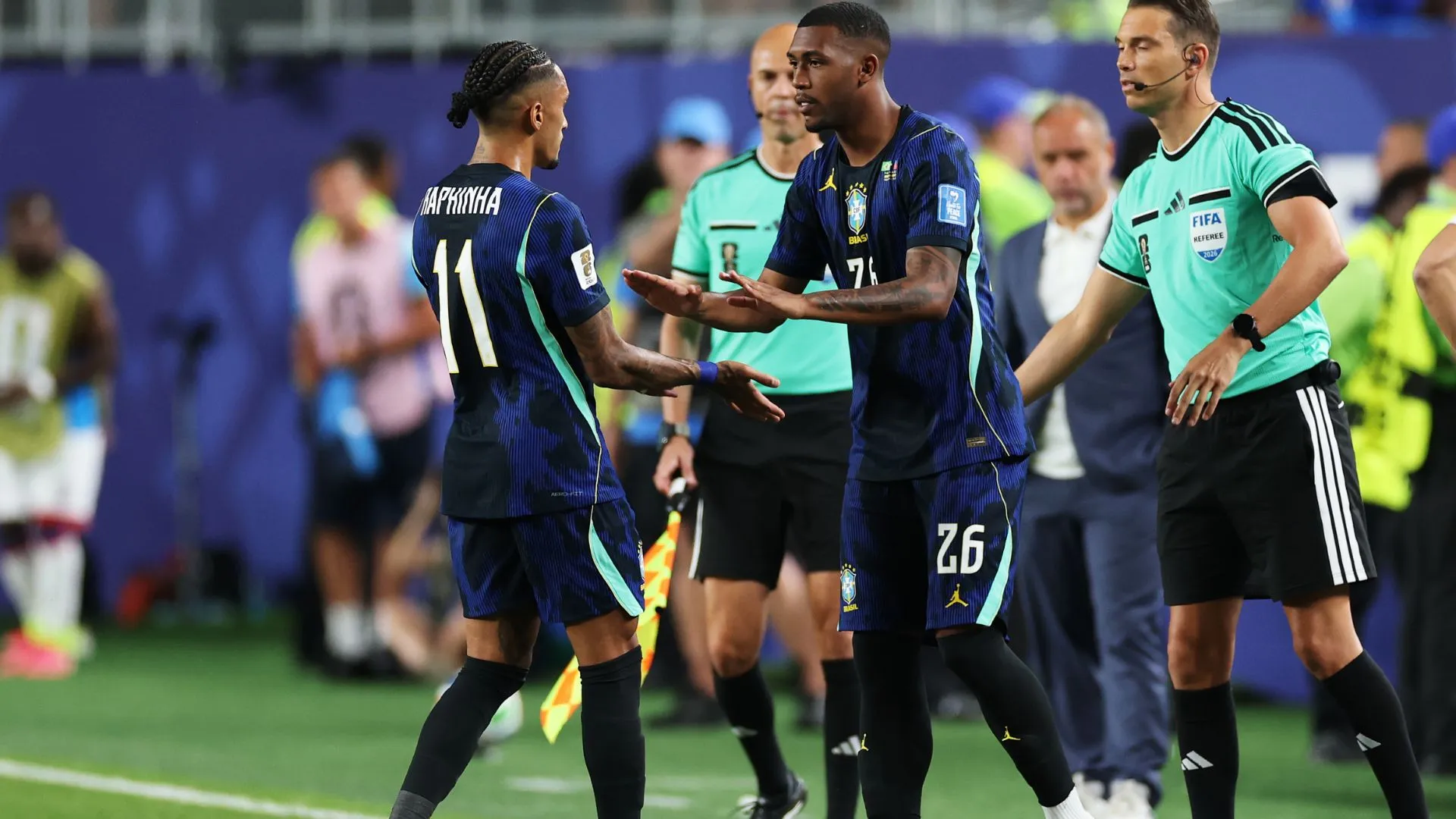Rayan substituiu Raphinha contra o Haiti (foto: Dan Mullan/Getty Images)