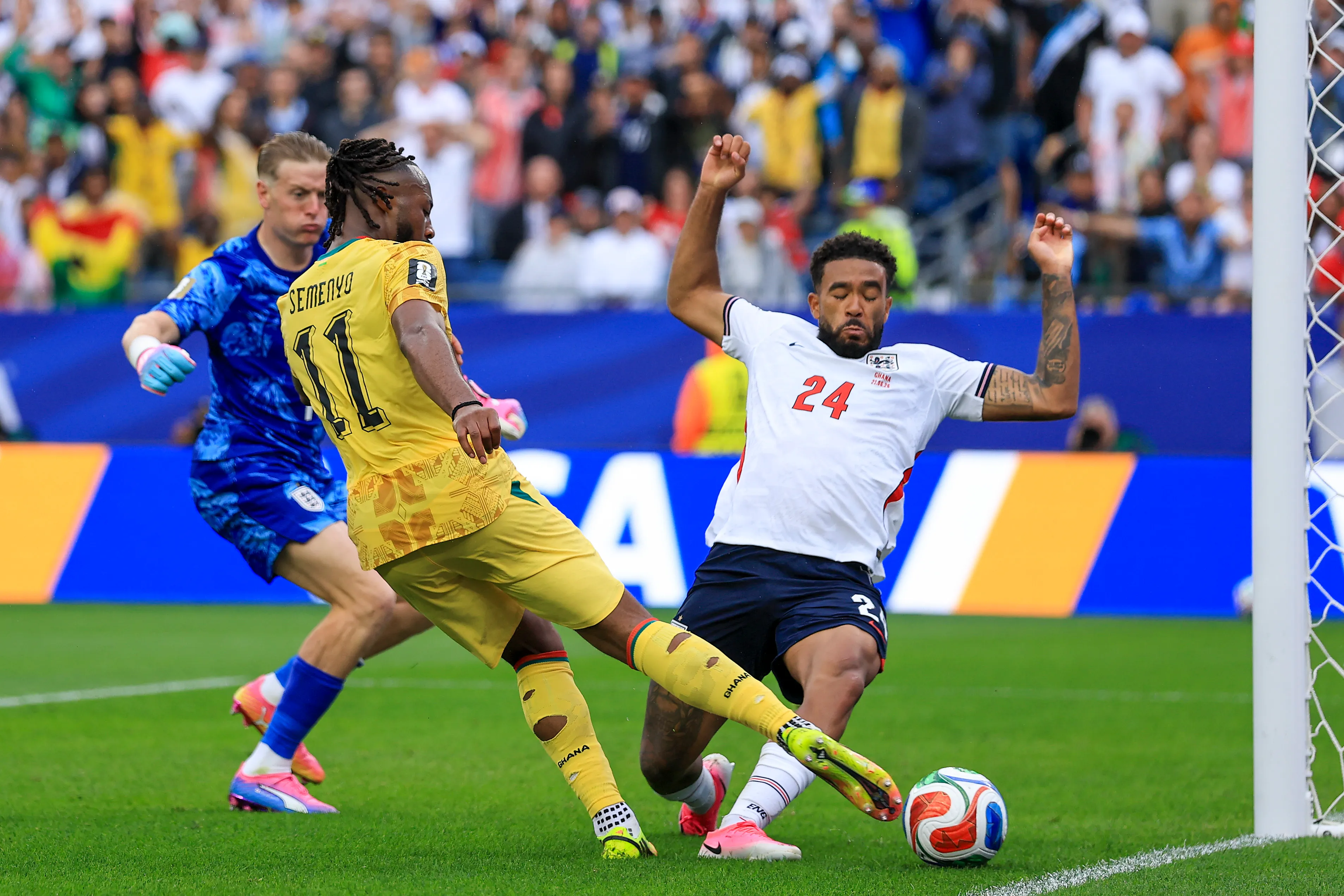 Reece James em ação contra Gana (Buda Mendes/Getty Images)