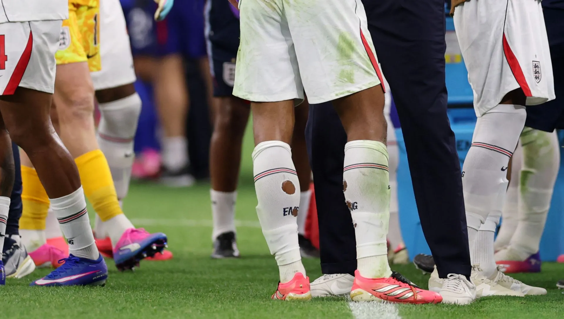Inglaterra e Croácia pela Copa do Mundo. Foto: Michael Steele/Getty Images
