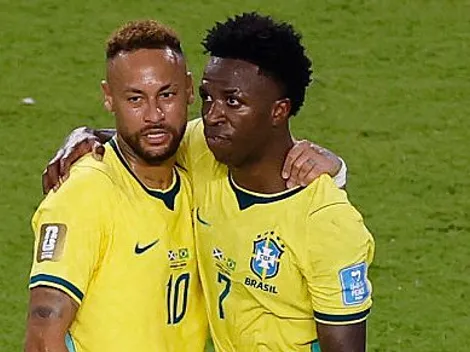 Neymar exalta momento de Vini Jr na Seleção Brasileira