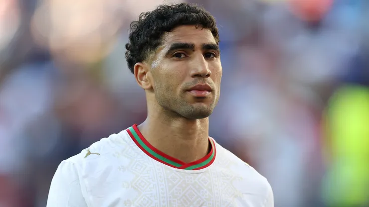 Hakimi em campo pelo Marrocos. Foto: Buda Mendes/Getty Images
