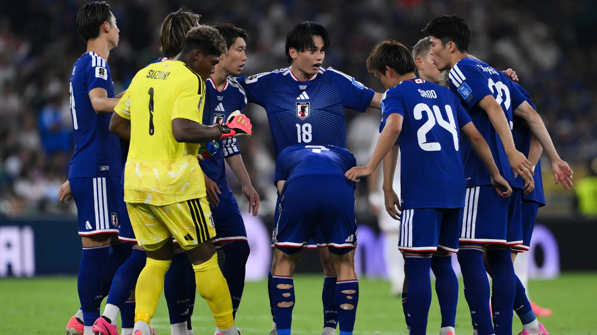 Jogadores do Japão na Copa do Mundo (foto: David Ramos/Getty Images)