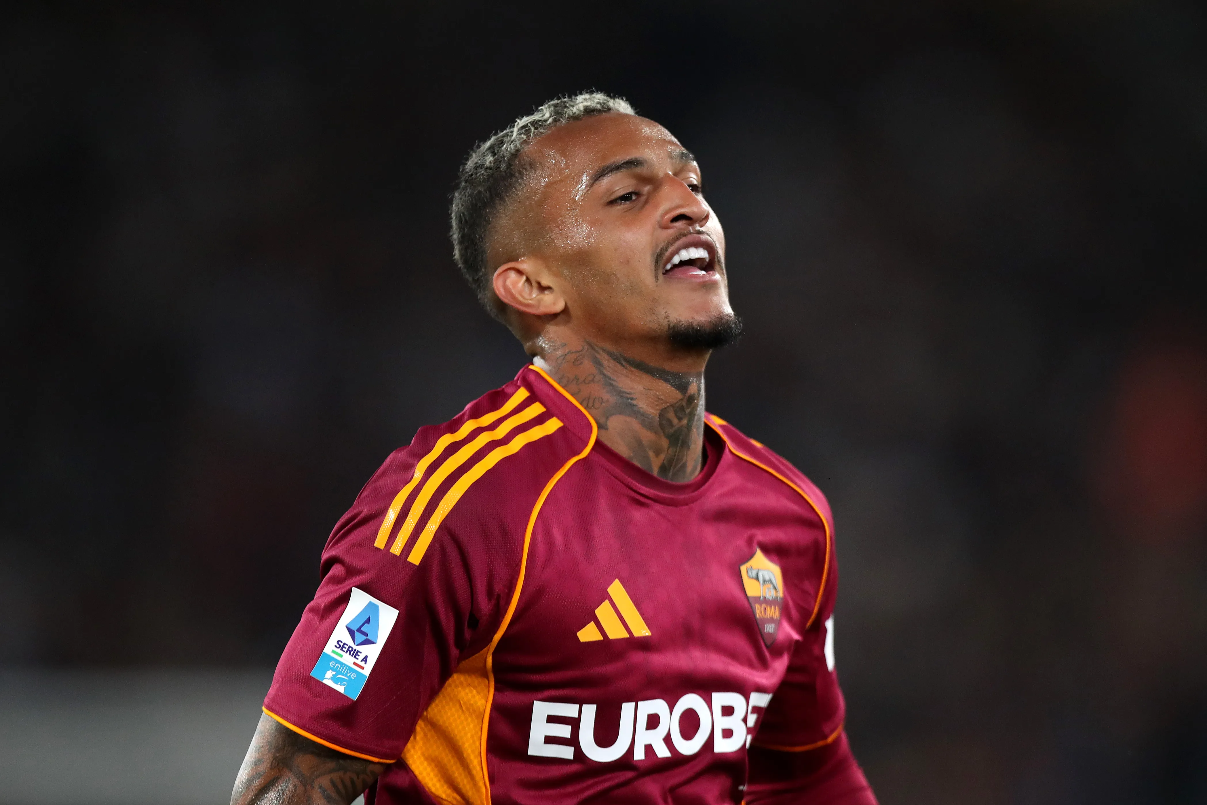 Wesley em campo pela Roma (Foto: Paolo Bruno/Getty Images)