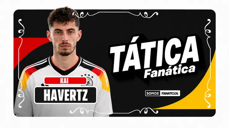Kai Havertz, da Alemanha (Foto: Alexander Hassenstein/Getty Images e editada por IA com ChatGPT)