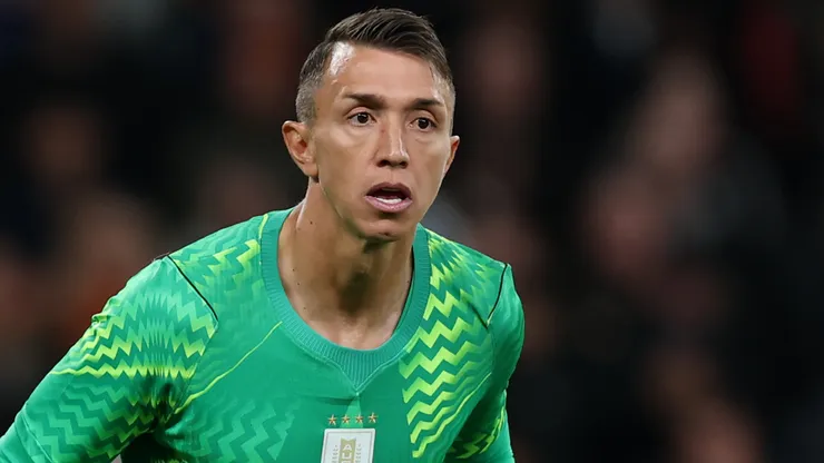 Muslera em campo pelo Uruguai. Foto: Justin Setterfield/Getty Images