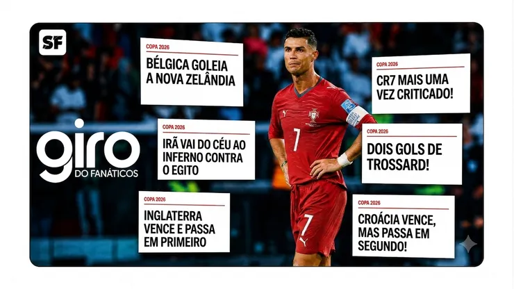 Giro da Copa: Goleada, CR7 em baixa e classificação impedida pelo VAR marcam o dia 27/06. Foto: Michael Reaves/Getty Images