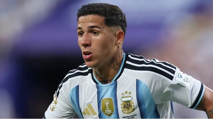 Real Madrid tenta contratar Enzo Fernández. Foto: Michael Steele/Getty Images