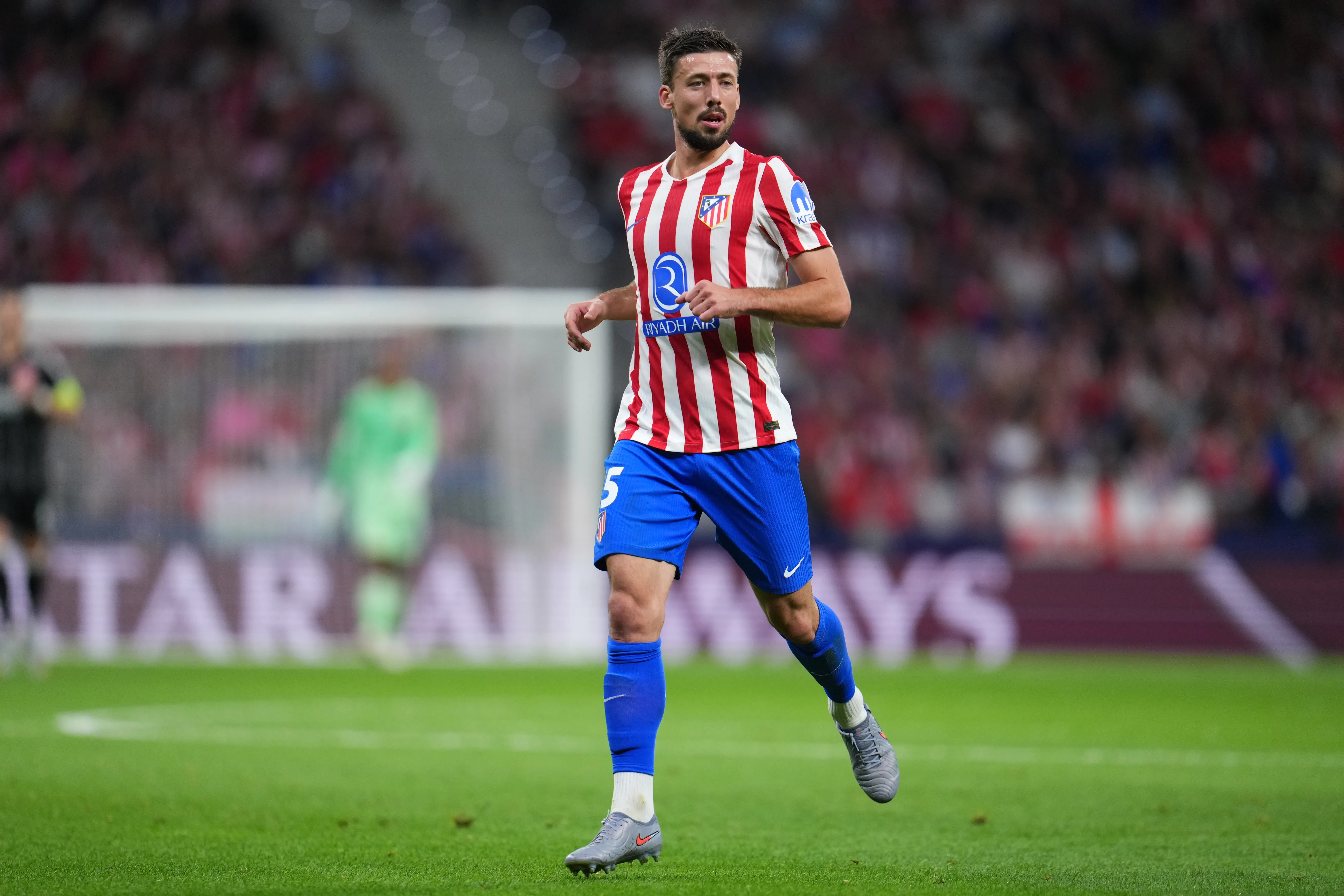 Lenglet durante partida do Atlético de Madrid. (Photo by Aitor Alcalde/Getty Images)