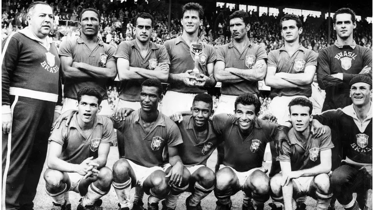 Copa do Mundo de 1958, final Suécia x Brasil. Foto: IMAGO/TT