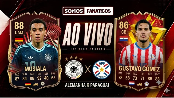 Ao vivo - Alemanha 0x0 Paraguai - Copa do Mundo 2026