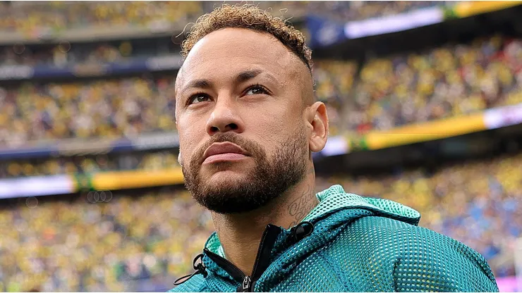 Neymar durante Brasil x Japão. (Photo by Alex Slitz/Getty Images)