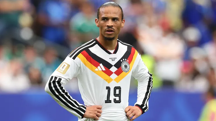 Sané tem atuação apagada - Foto: Alexander Hassenstein/Getty Images