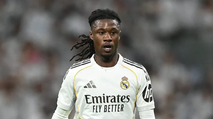 Camavinga em campo pelo Real Madrid (Photo by Denis Doyle/Getty Images)