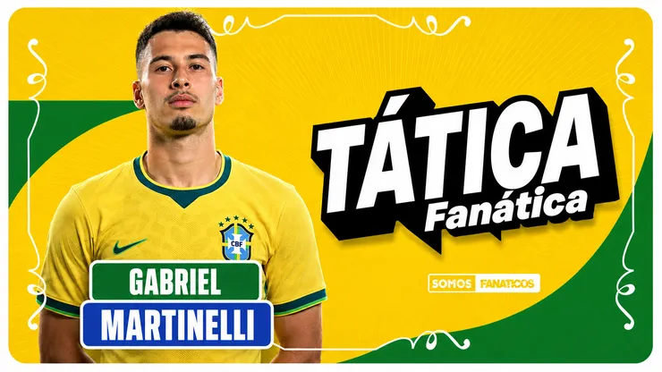 Gabriel Martinelli (Foto: Julio Aguilar/Getty Images e edição com IA - ChatGPT)