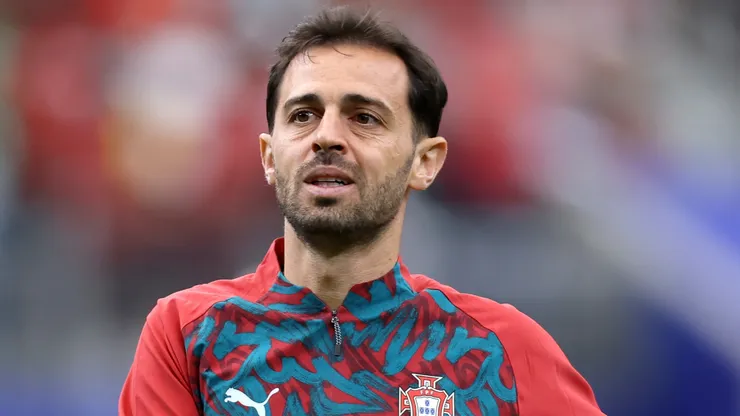 Bernardo Silva antes de uma partida por Portugal. Foto: Molly Darlington/Getty Images