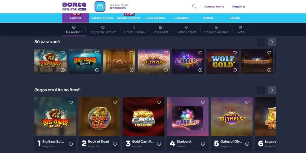 Sorte Online Cassino