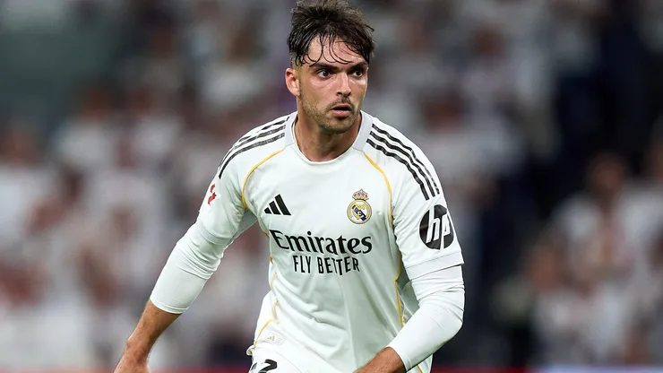 Asencio durante jogo do Real Madrid. (Photo by Angel Martinez/Getty Images)