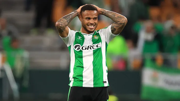 Natan durante partida do Betis. (Photo by Fran Santiago/Getty Images)