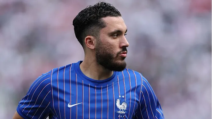 Rayan Cherki pela França. Foto: Dan Mullan/Getty Images