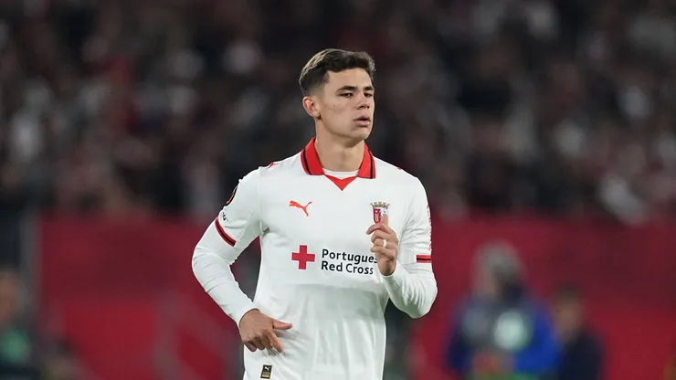Gabriel Moscardo pelo Braga. (Foto: IMAGO / DeFodi Images)