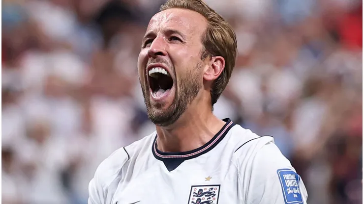 Harry Kane após superar Pelé em gols na Copa. Foto: Darrian Traynor/Getty Images