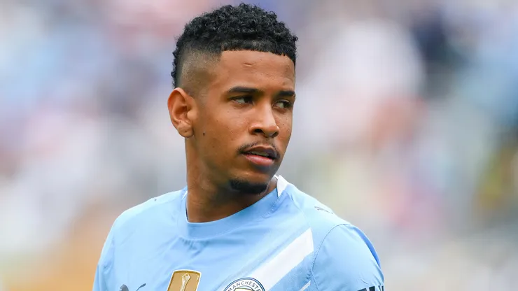 Savinho em campo pelo Manchester City. Foto: David Ramos/Getty Images