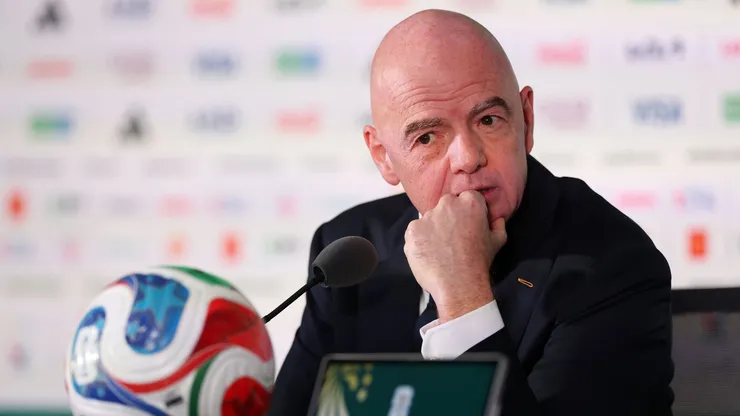 O presidente da Fifa, Gianni Infantino, teve que lidar com problemas de bastidores que envolveram a Seleção Iraniana antes e durante a Copa do Mundo